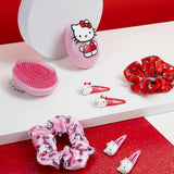 Hello Kitty Detangle Hair Brush for Women, Teenagers, and Girls, Kawaii Hair Accessories - Cute Gifts for Her (Pink Hello Kitty 7 Pcs)