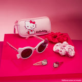Get Trend Sunglasses and Hair Accessories Set for Girls With Clips Scrunchie Carry Case 100% UV Protection Sunglasses for Travel Holidays Days Out Girls Gifts