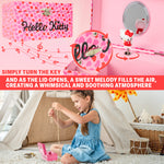 Hello Kitty Jewellery Box Musical Wind Up Spinning Figure Kawaii Keepsake Memory Box Girls Teens Ring Slots Organiser Bedroom Decor Anime Gifts for Girls - Get Trend