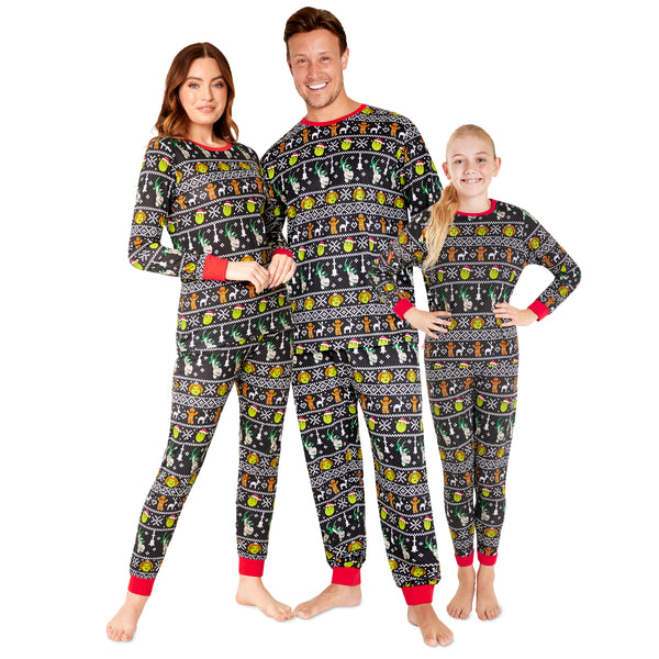 Shrek Christmas Matching Family Pyjamas , Matching PJs for Women, Men, Teens, Kids