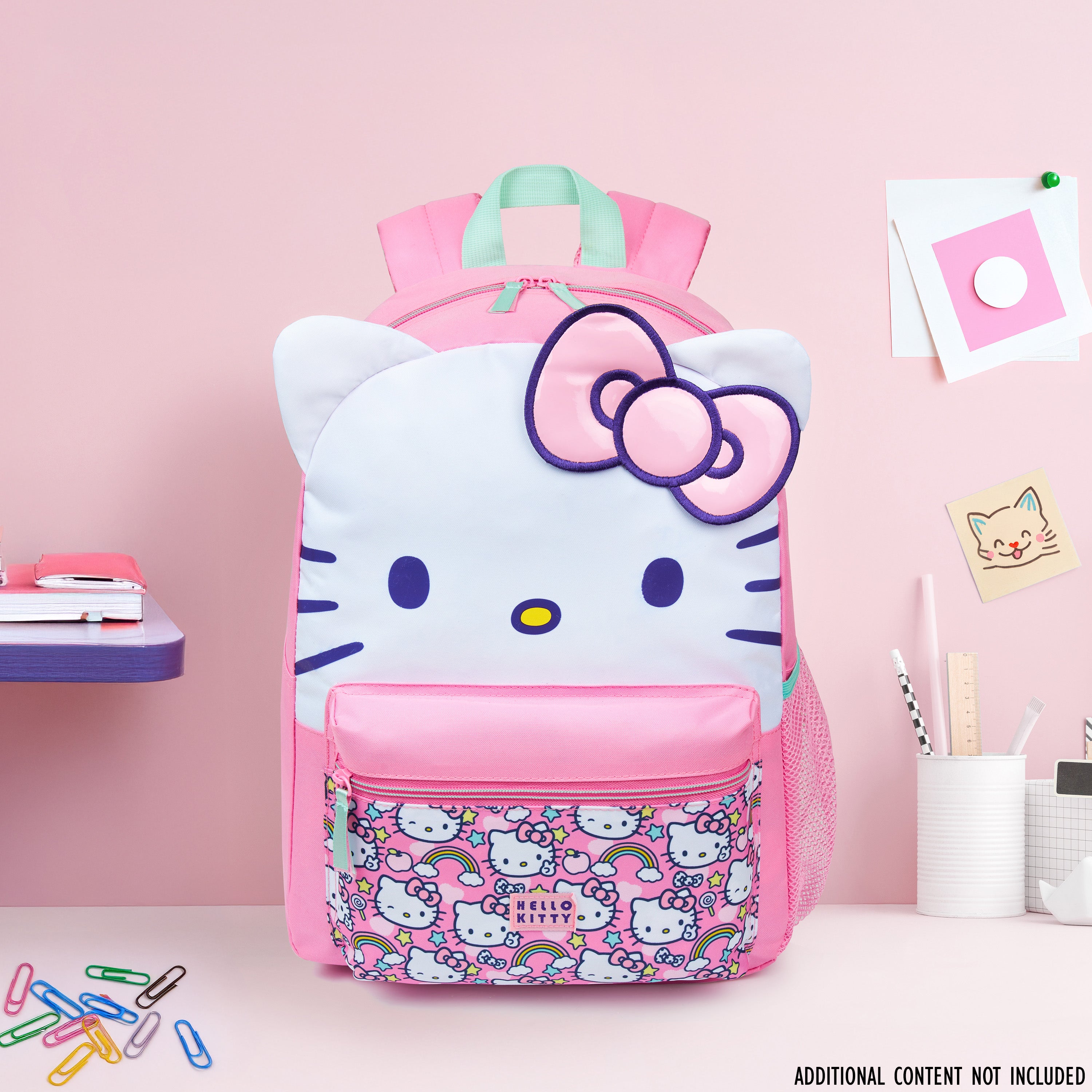 Hello Kitty Sanrio Backpack for Girls Tweens Kawaii Rucksack School Bag Lightweight Teens Anime Daypack for PE Sports Holiday Travel Sleepovers - Get Trend