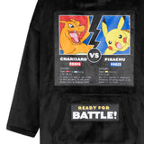 Pokemon Hoodie for Boys Teenagers - Black Charizard/Pikachu - Get Trend