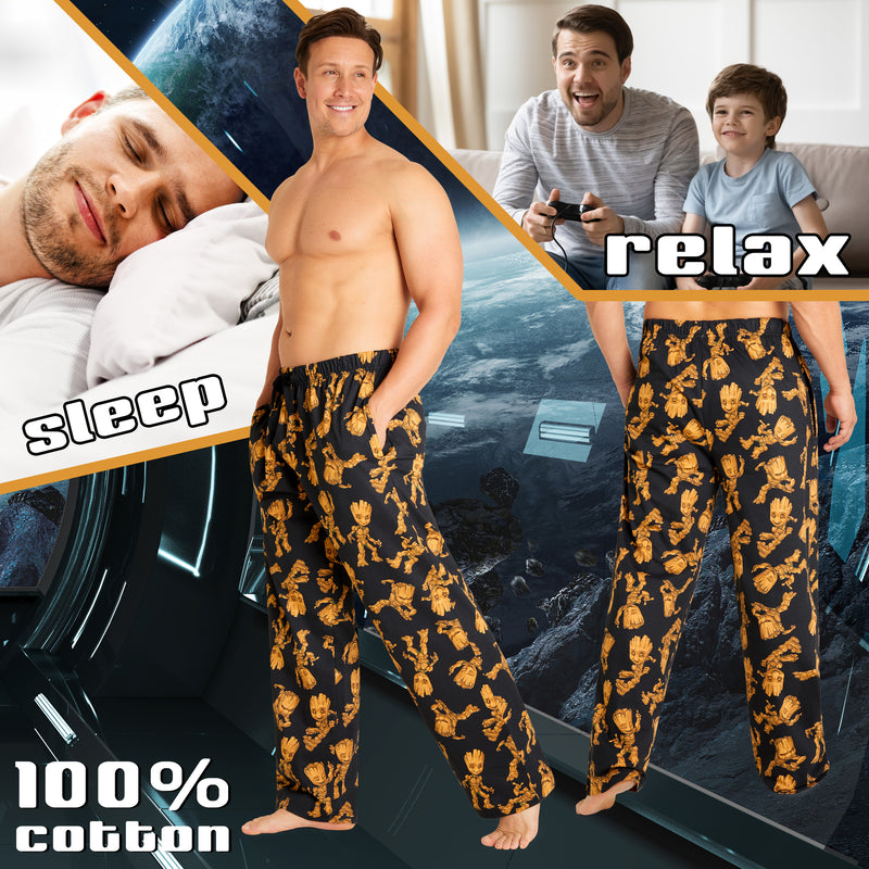 Marvel Pyjama Bottoms for  Men - Groot  Pyjama Bottoms for Men