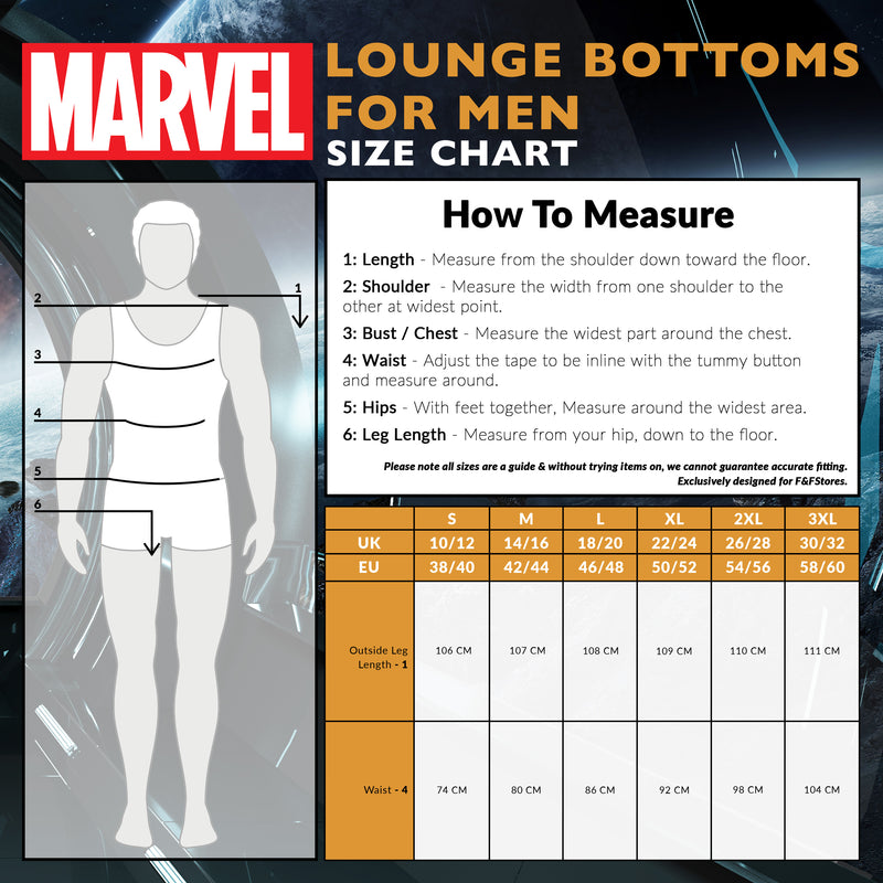 Marvel Pyjama Bottoms for  Men - Groot  Pyjama Bottoms for Men