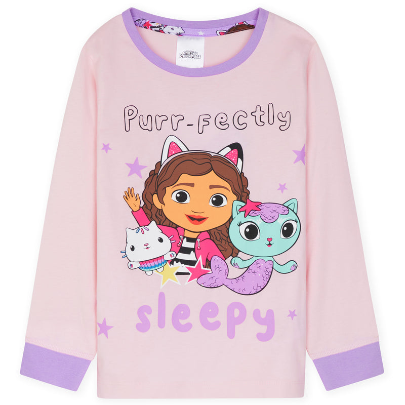 Gabby’s Dollhouse Girls Pyjamas,  Kids 2 Piece Nightwear Set