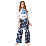 Disney Stitch Womens Pyjamas Set - Nightwear for Women - Grey/Navy Stitch - Get Trend