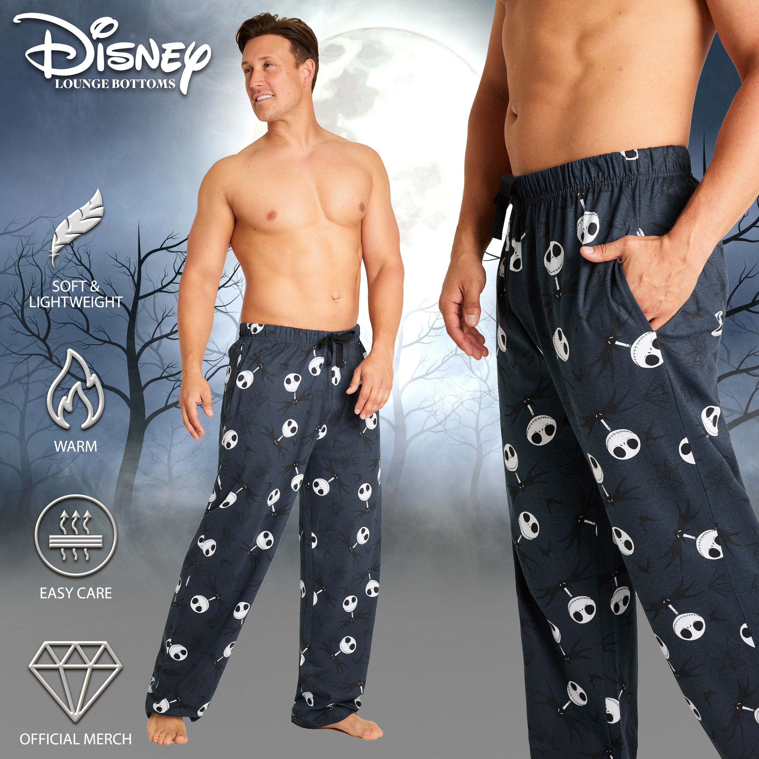 Disney Nightmare Before Christmas Mens Pyjama Bottoms - Get Trend