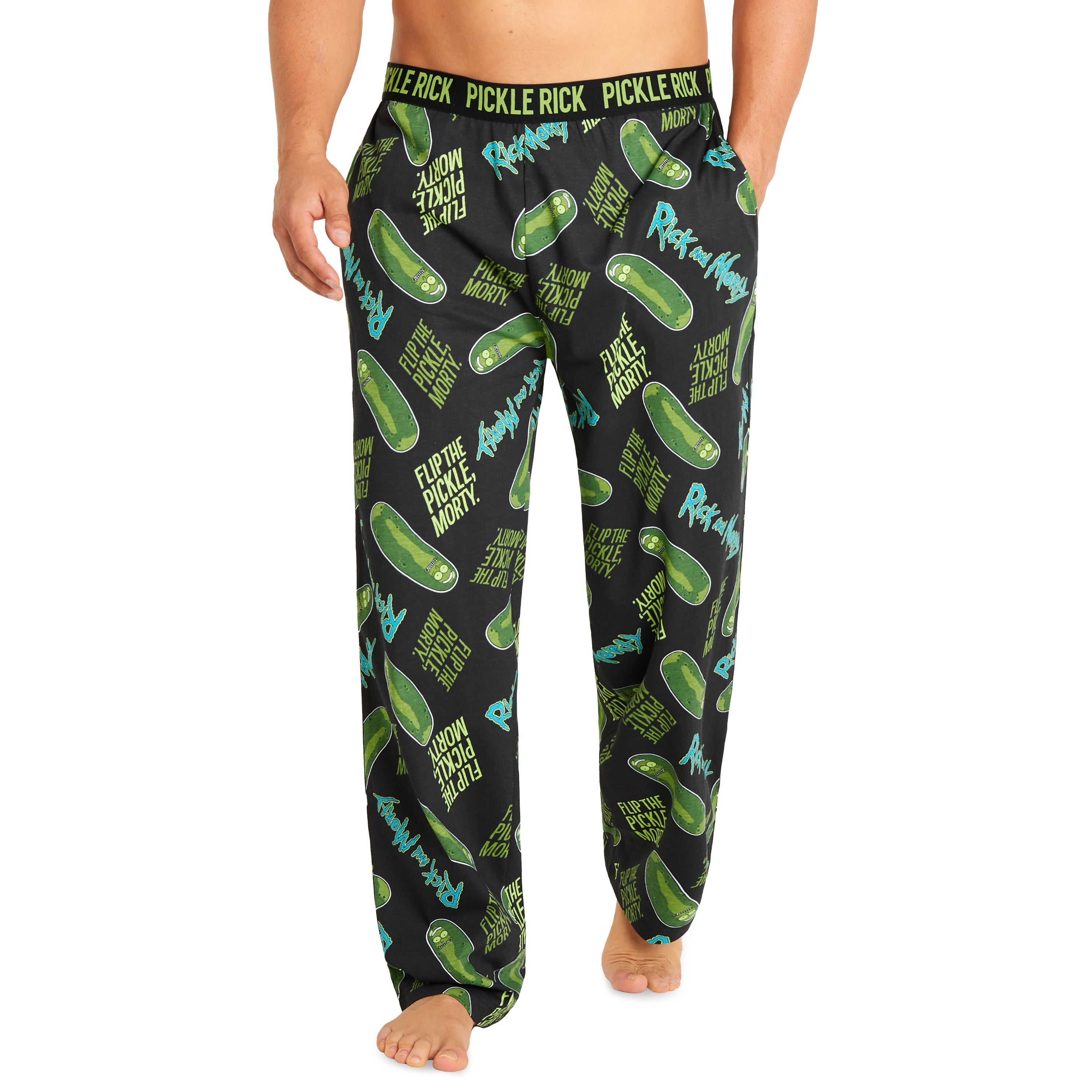 RICK AND MORTY Mens Pyjama Bottoms - Nightwear PJs for Men - Get Trend