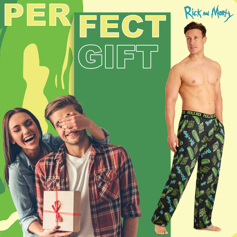 RICK AND MORTY Mens Pyjama Bottoms - Nightwear PJs for Men