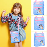 Bluey Handbag for Girls Toddlers Cross Body Shoulder Bag Adjustable Strap