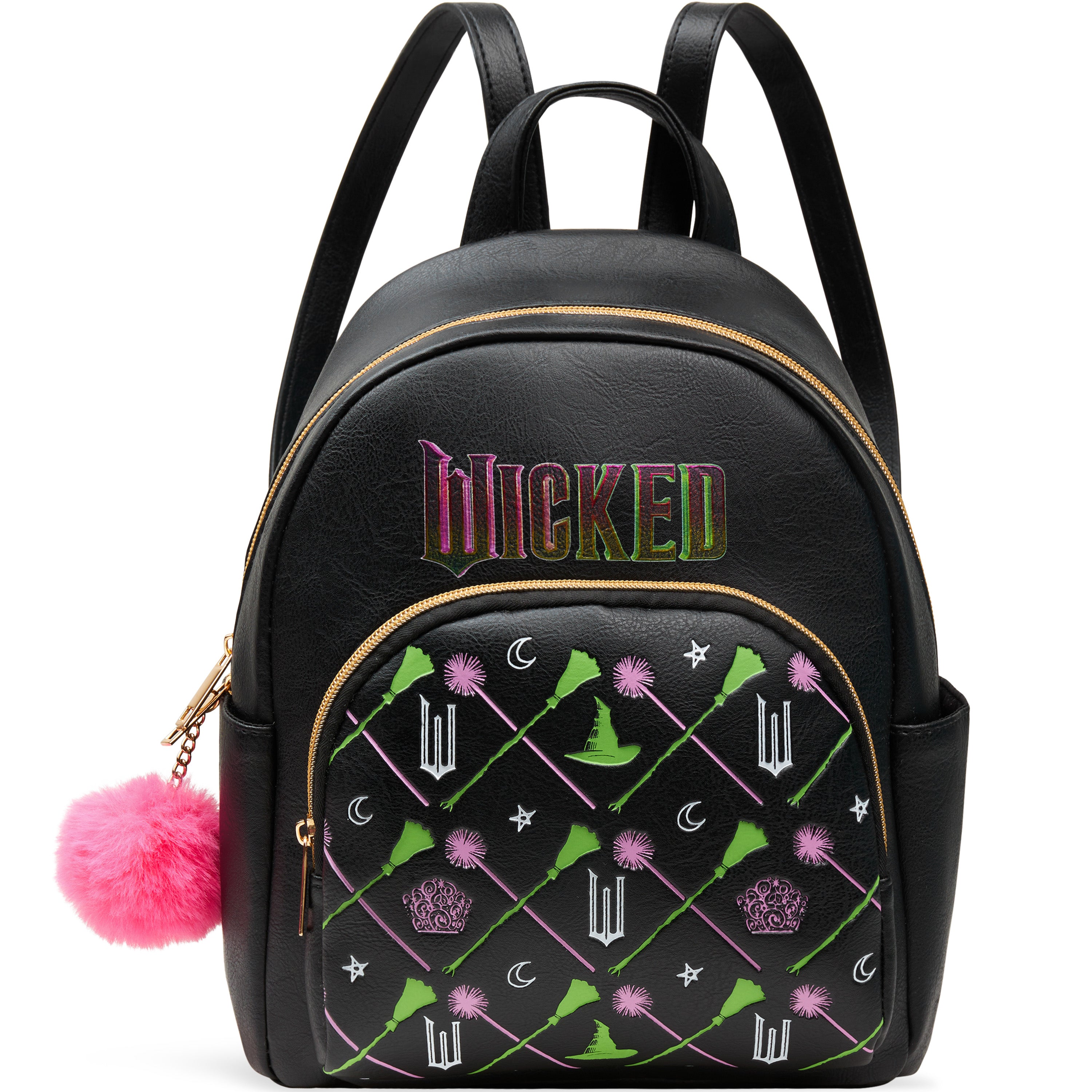 WICKED Backpack PU Faux Leather Teens Women Rucksack Fashion Mini Daypack Girls - Get Trend