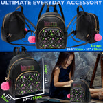 WICKED Backpack PU Faux Leather Teens Women Rucksack Fashion Mini Daypack Girls - Get Trend