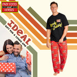 Only Fools and Horses Mens Pyjamas Set - Black/Red - Get Trend