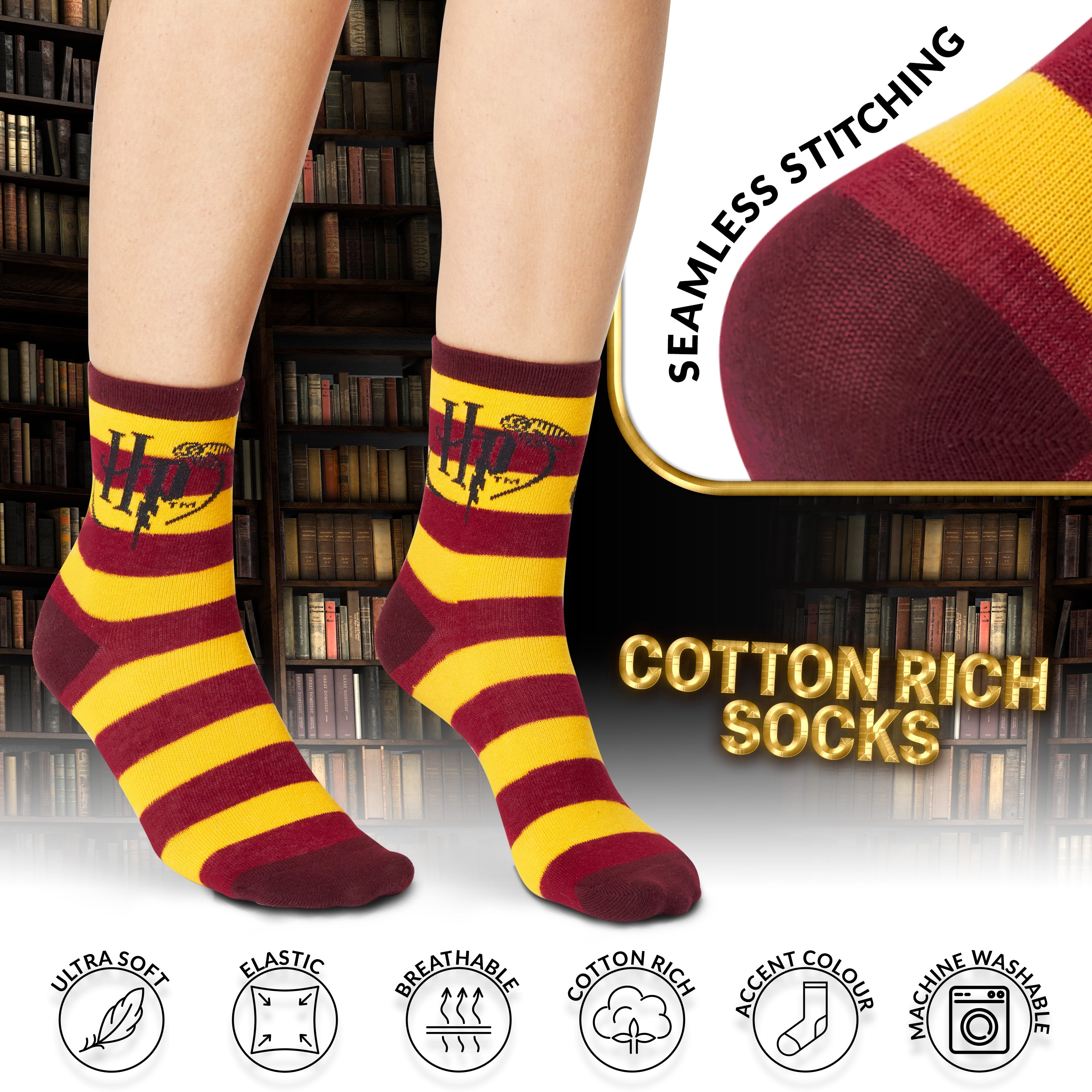 Harry Potter Mug & Socks Gift Set for Women & Teens  Hogwarts Calf Socks - Get Trend