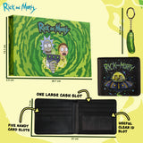 RICK AND MORTY Card Wallet and Keyring Set for Men - Get Trend