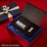 Marvel Card Wallet and Keyring Set for Men - Black Marvel - Get Trend