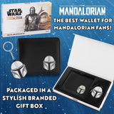 Disney The Mandalorian Card Wallet and Keyring Set for Men - Get Trend