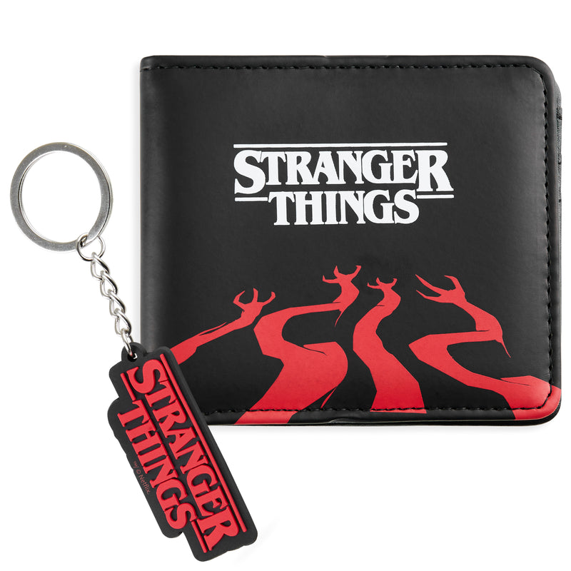 Stranger Things Card Wallet and Keyring Set for Adults