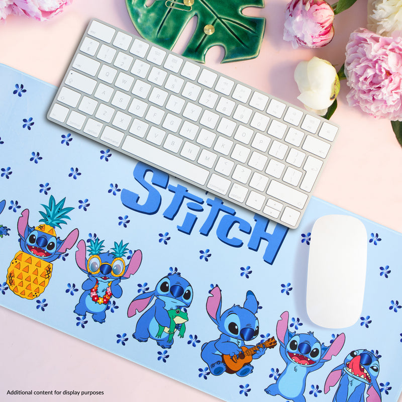 Disney Stitch Desk Ma,  Large Mouse Mat - Blue Stitch - Get Trend