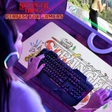 Stranger Things Desk Mat Large -Desk Protector Mat  - White - Get Trend