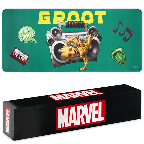 Marvel Avengers Desk Mat,  Large Mouse Mat - Green, I am Groot - Get Trend