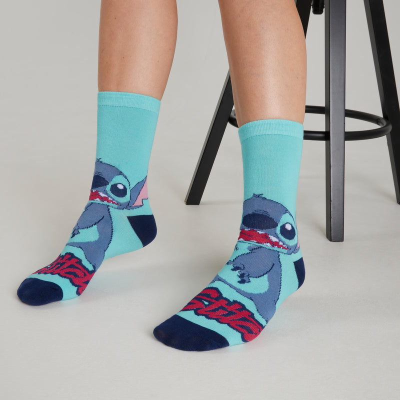 Disney Stitch Mug and Socks Gift Set for Women - Navy Stitch