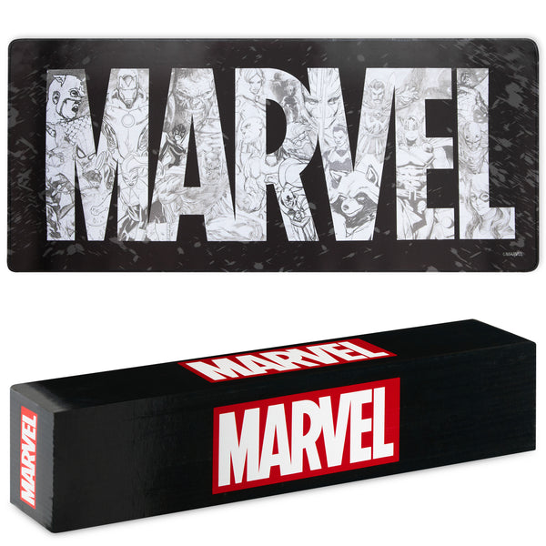 Marvel Avengers Desk Mat,  Large Mouse Mat - Black Marvel - Get Trend
