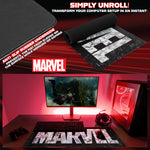 Marvel Avengers Desk Mat,  Large Mouse Mat - Black Marvel - Get Trend