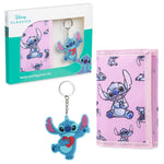 Disney Stitch Kids Wallet and Keyring Gift Set - Pink Stitch - Get Trend