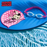 Disney Children's Swimming Goggles and Swimming Cap Set Anti-Fog UV Protection - MINNIE - Get Trend