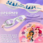 Disney Children's Swimming Goggles and Swimming Cap Set Anti-Fog UV Protection - PRINCESSES - Get Trend