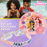 Disney Children's Swimming Goggles and Swimming Cap Set Anti-Fog UV Protection - PRINCESSES - Get Trend