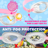 Paw Patrol Children's Swimming Goggles Swimming Cap Set Anti-Fog UV Protection - PINK - Get Trend