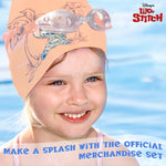 Disney Children's Swimming Goggles and Swimming Cap Set Anti-Fog UV Protection - STITCH - Get Trend