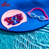 Disney Children's Swimming Goggles and Swimming Cap Set Anti-Fog UV Protection - STITCH - Get Trend