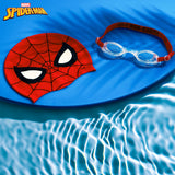 Marvel Children's Swimming Goggles and Swimming Cap Set Anti-Fog UV Protection - Red Spiderman - Get Trend