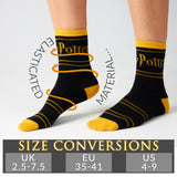 Harry Potter Mug and Socks Gift Set for Women Teenagers Hogwarts Calf Socks Ceramic Mug, Secret Santa Gifts for Women (Black Mug & Spoon Socks, Mug: 450ml, Socks: 2.5/7.5 UK)