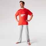 Arsenal F.C. Mens Pyjamas Set - RED & GREY - Get Trend