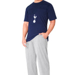 Tottenham Hotspur FC Mens Pyjamas Set - NAVY & GRAY - Get Trend