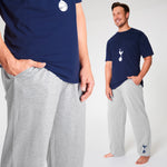 Tottenham Hotspur FC Mens Pyjamas Set - NAVY & GRAY - Get Trend