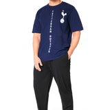 Tottenham Hotspur FC Mens Pyjamas Set - NAVY & BLACK - Get Trend