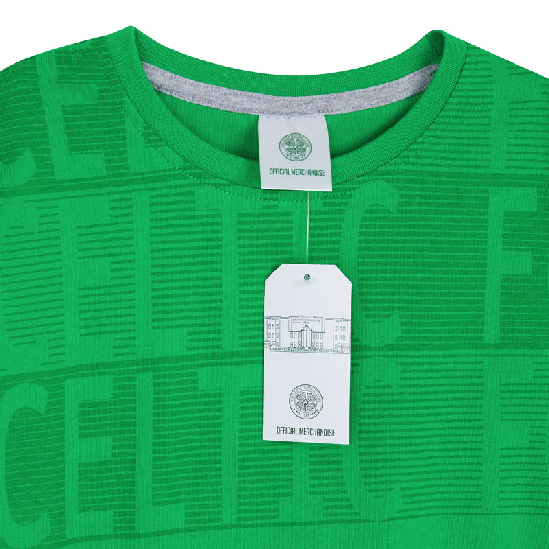 Celtic FC Boys Pyjamas Set - GREEN & GREY