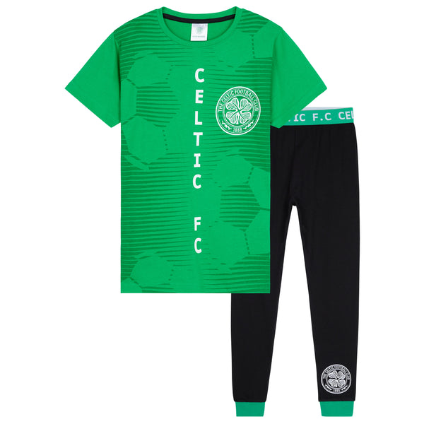 Celtic FC Boys Pyjamas Set - GREEN & BLACK - Get Trend