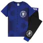 Chelsea F.C. Boys Pyjamas Set,  Nightwear Set for Kids - Blue & Black - Get Trend