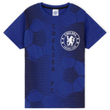 Chelsea F.C. Boys Pyjamas Set,  Nightwear Set for Kids - Blue & Black - Get Trend