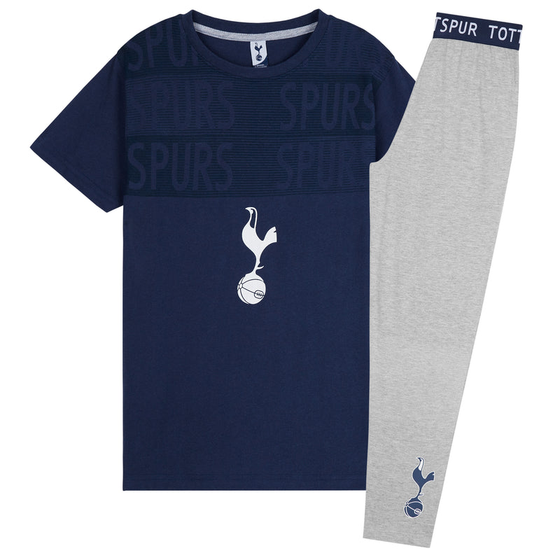 Tottenham Hotspur FC Boys Pyjamas Set - NAVY & GRAY - Get Trend