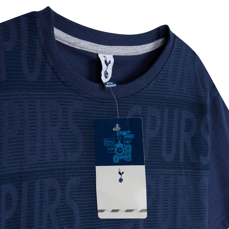 Tottenham Hotspur FC Boys Pyjamas Set - NAVY & GRAY
