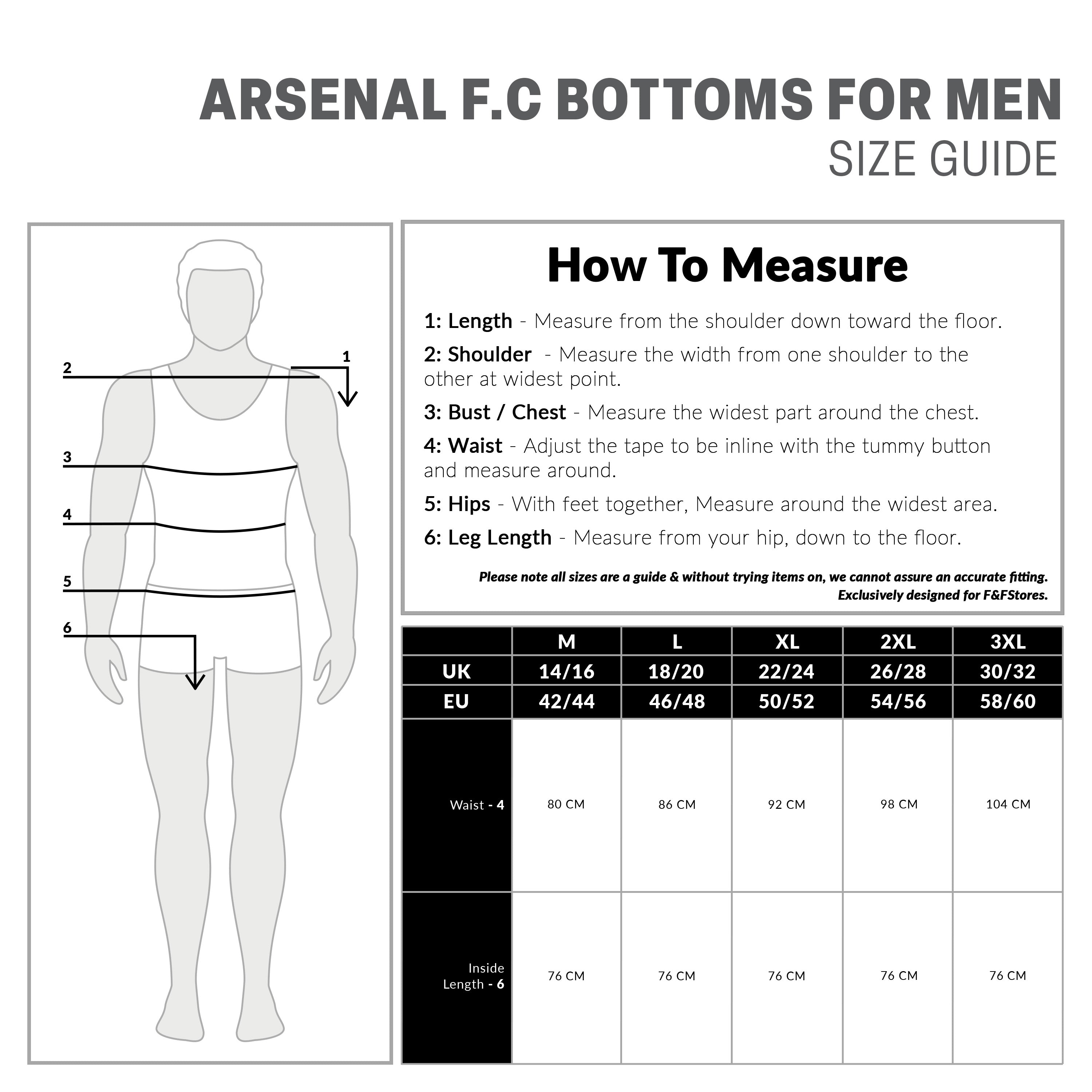 Arsenal F.C. Mens Pyjama Bottoms - Comfy Nightwear Pyjamas for Men - Get Trend