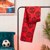 Manchester United F.C. Mens Pyjama Bottoms, Cotton Loungewear - Man United Gifts