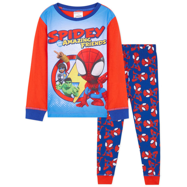 Marvel Boys Pyjamas Set  - Multi Spidey - Get Trend